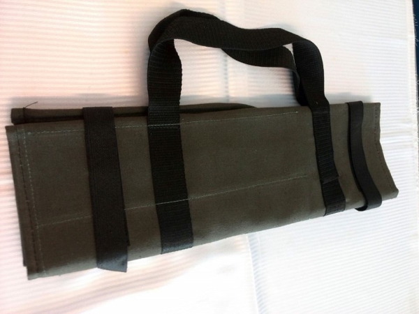 Knife roll cotton canvas